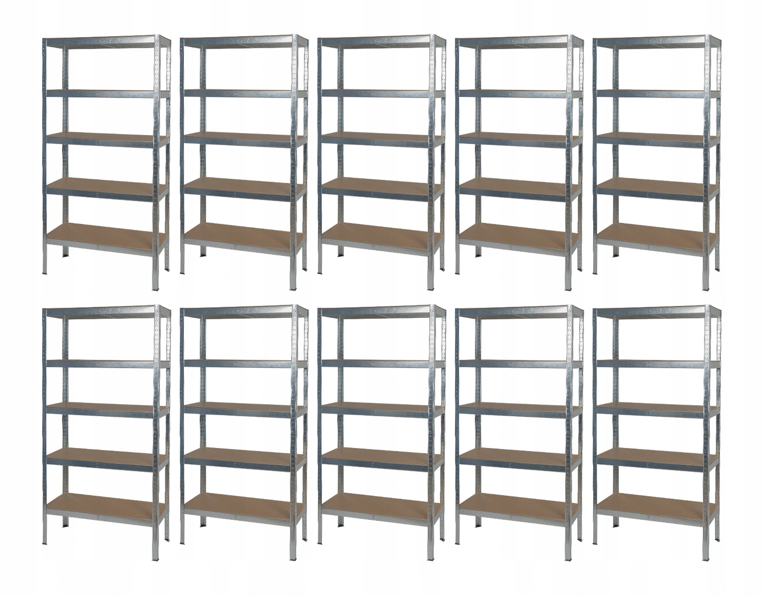 Akční Set Regálový systém MB-SH01 10 ks 900 x 400 x 1800 mm