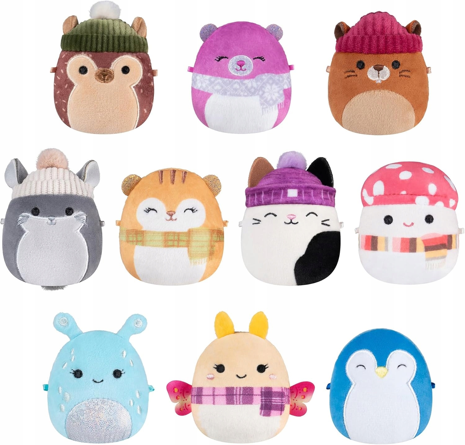 Zestaw maskotek Jazwares Micromallows Squishmallows 10 szt.