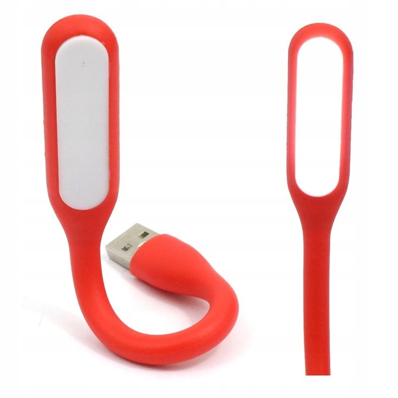Lampka LED USB do Laptopa Energooszczędna czerwo