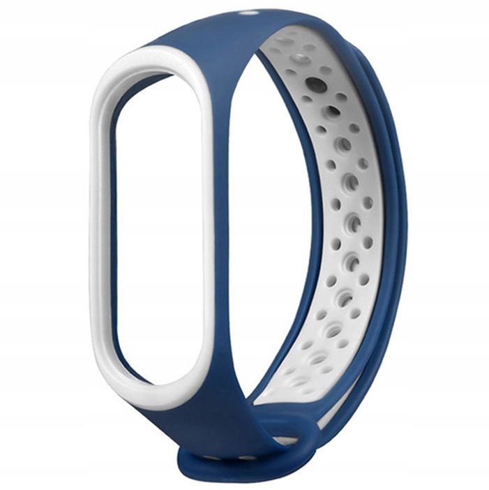 

Opaska Pasek do Xiaomi MI Band 3/4 Niebiesko-biała