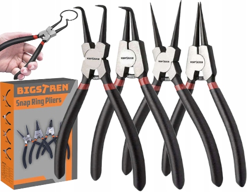 ZESTAW SZCZYPIEC IZOLOWANYCH SZCZYPCE DO PIERŚCIENI SEGERA 4EL 180MM 4 7"