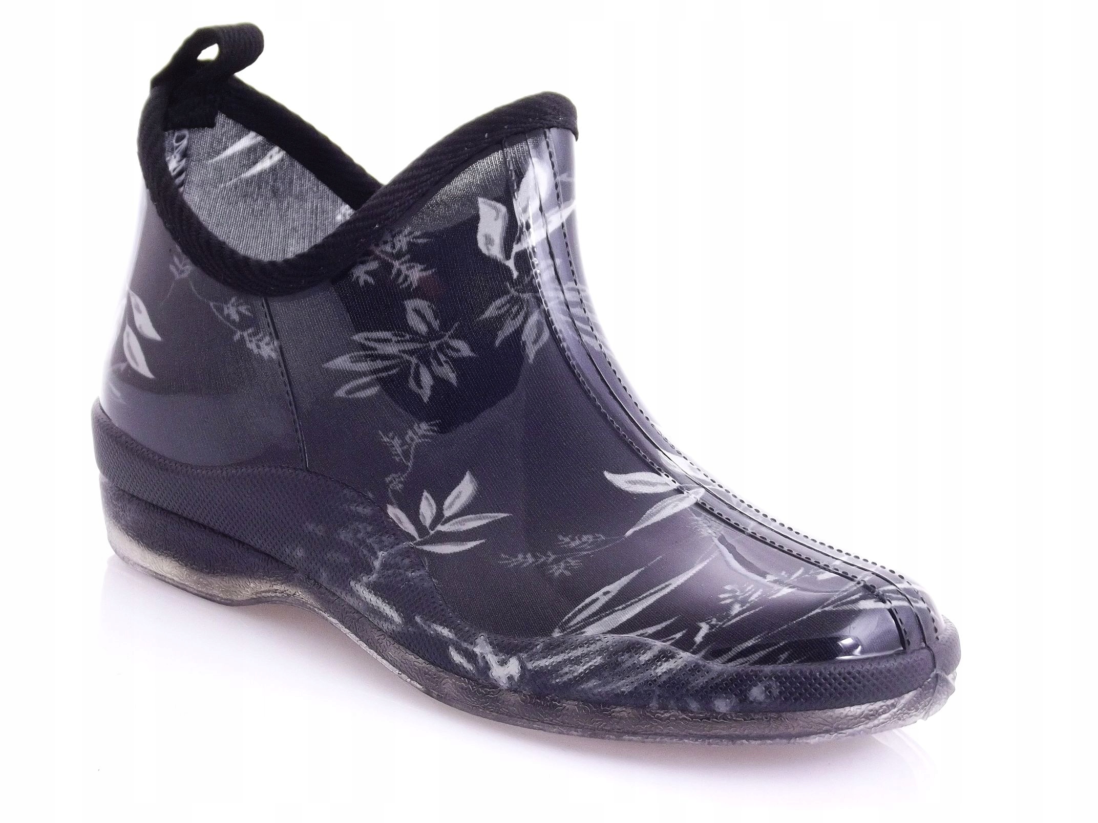 Kalosze damskie krótkie czarne 1 lakier r.36/przeczytaj opis/