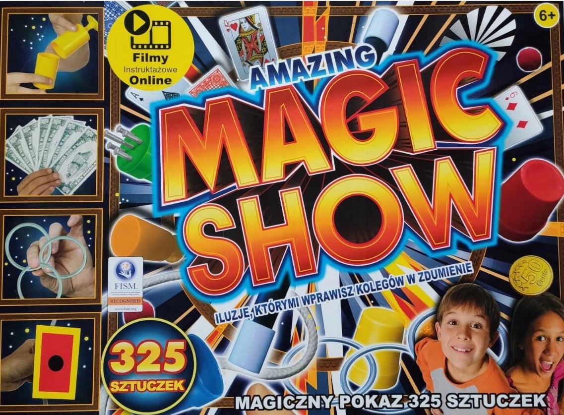 Zestaw Magika Magia 325 Sztuczek Magicznych Iluzja