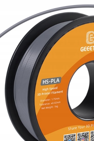 GEEETECH HIGH SPEED FILAMENT GREY PLA 1 кг Код виробника 199291251