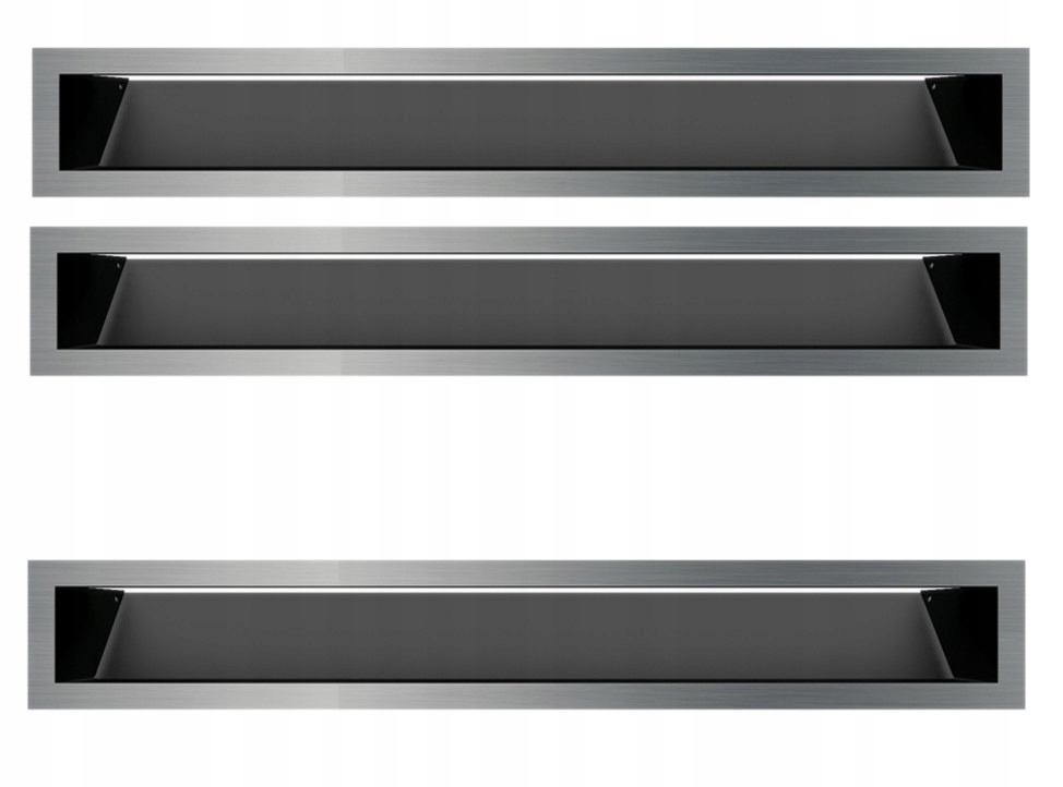 Krbová mriežka Luft jednoduchá brúsená 3ks 9x60