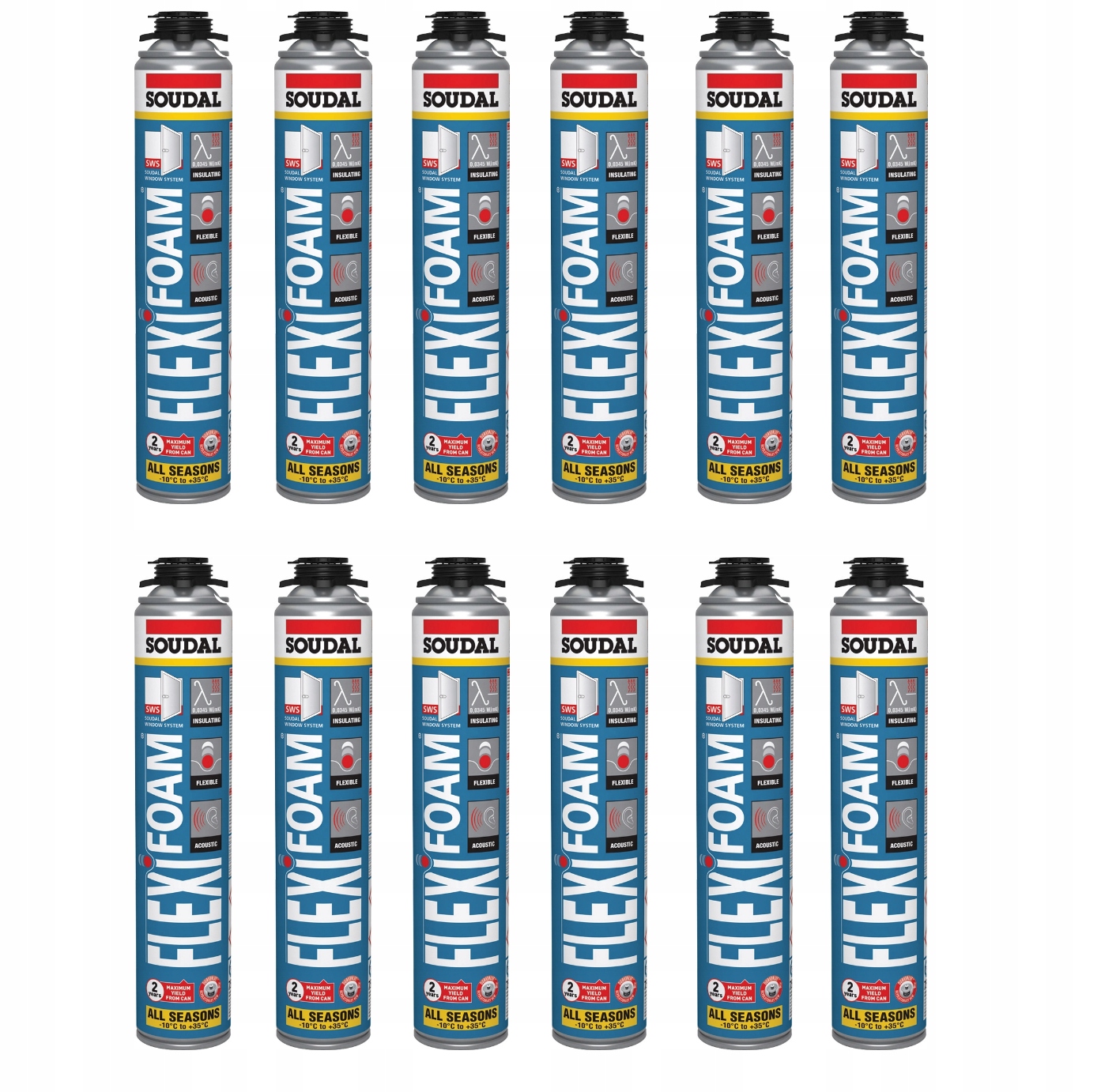 Soudal Pena Flexifoam 750 ml 118685 12ks