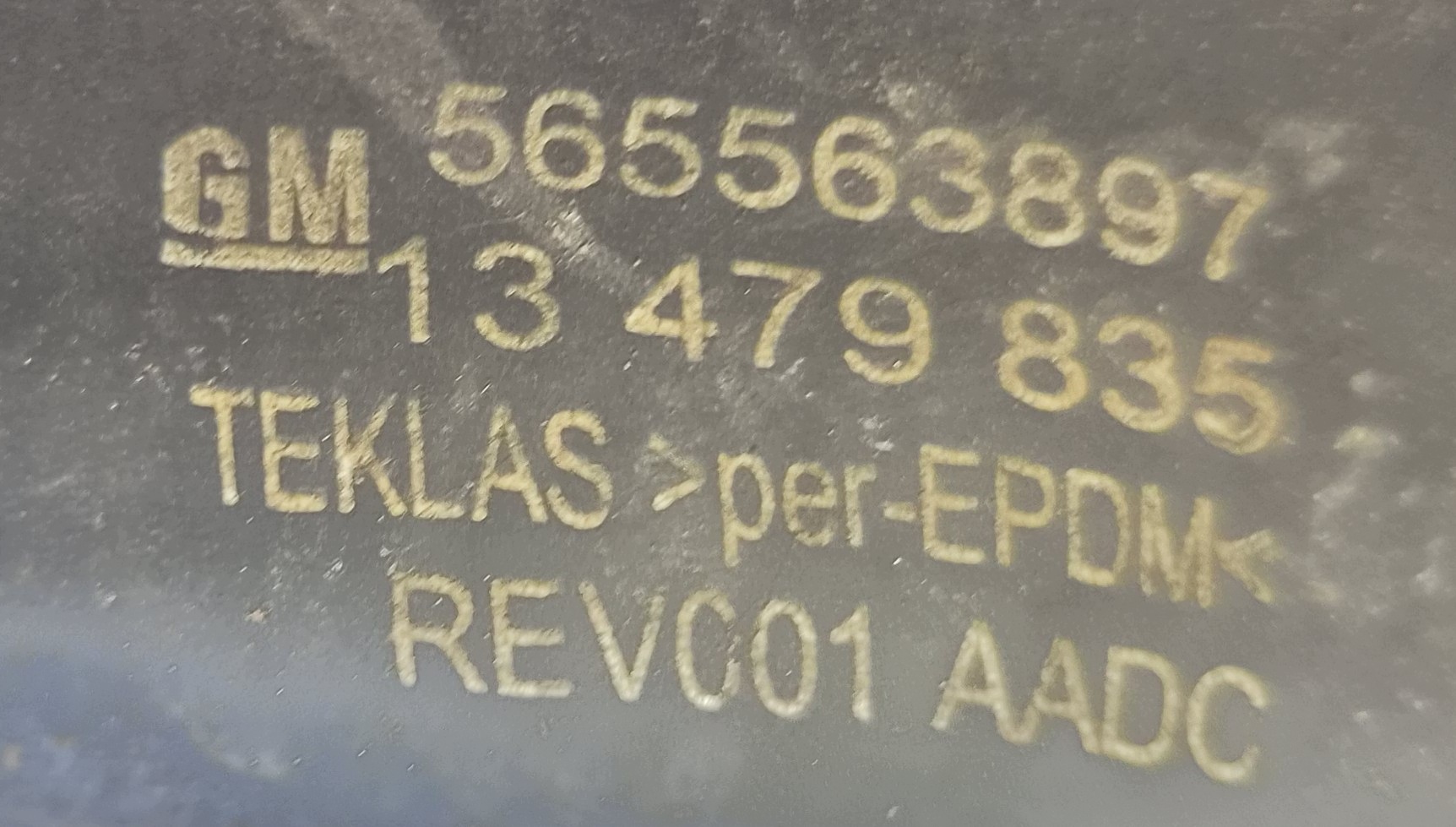 cijev crijevo vode 13479835 OPEL ASTRA K 1 6 CDTI