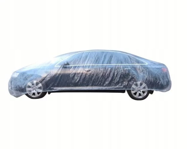 Pokrowiec plandeka na samochód 3,5/6 metrów, jednorazowy