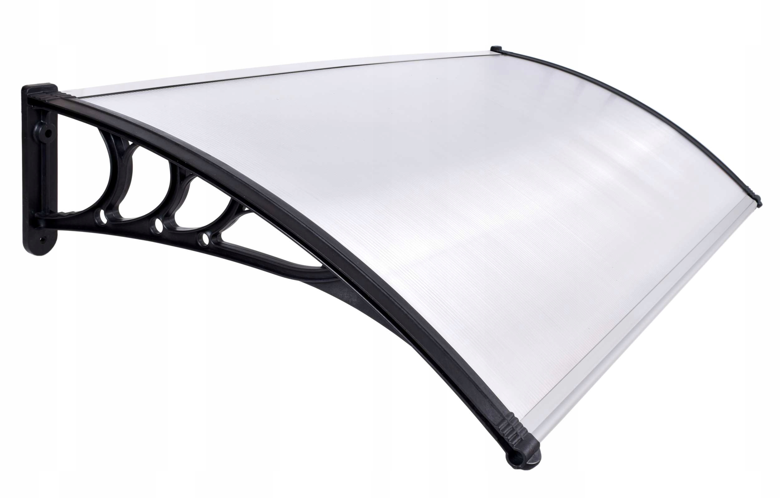 DASZEK NAD DRZWI WEJŚCIOWE KLIME CZARNE ZADASZENIE POLIWĘGLAN 150X100 CM