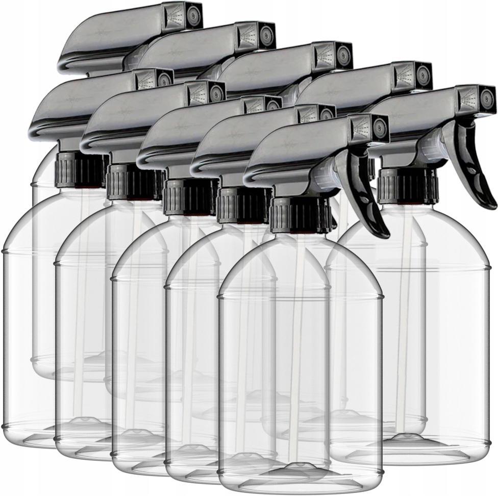 

10 x Odporna Butelka Pet Z Atomizerem 500 ml