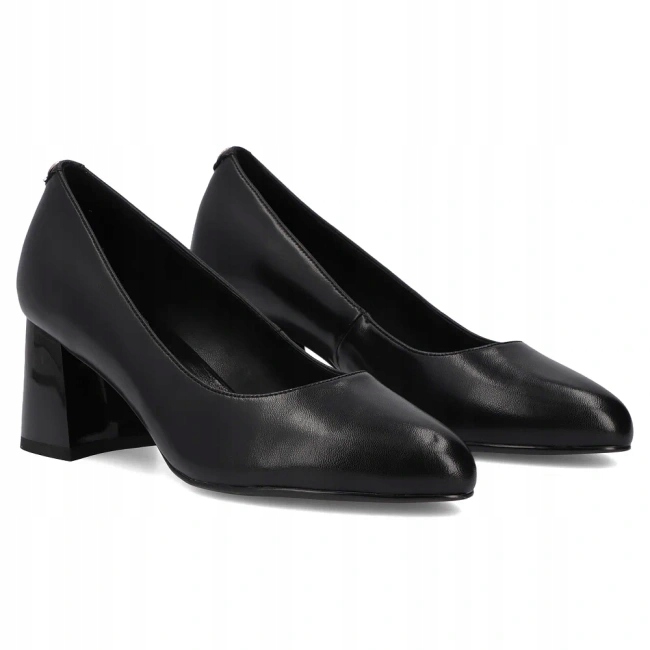 Dámské kožené lodičky Filippo DP7824 Bk černé 38