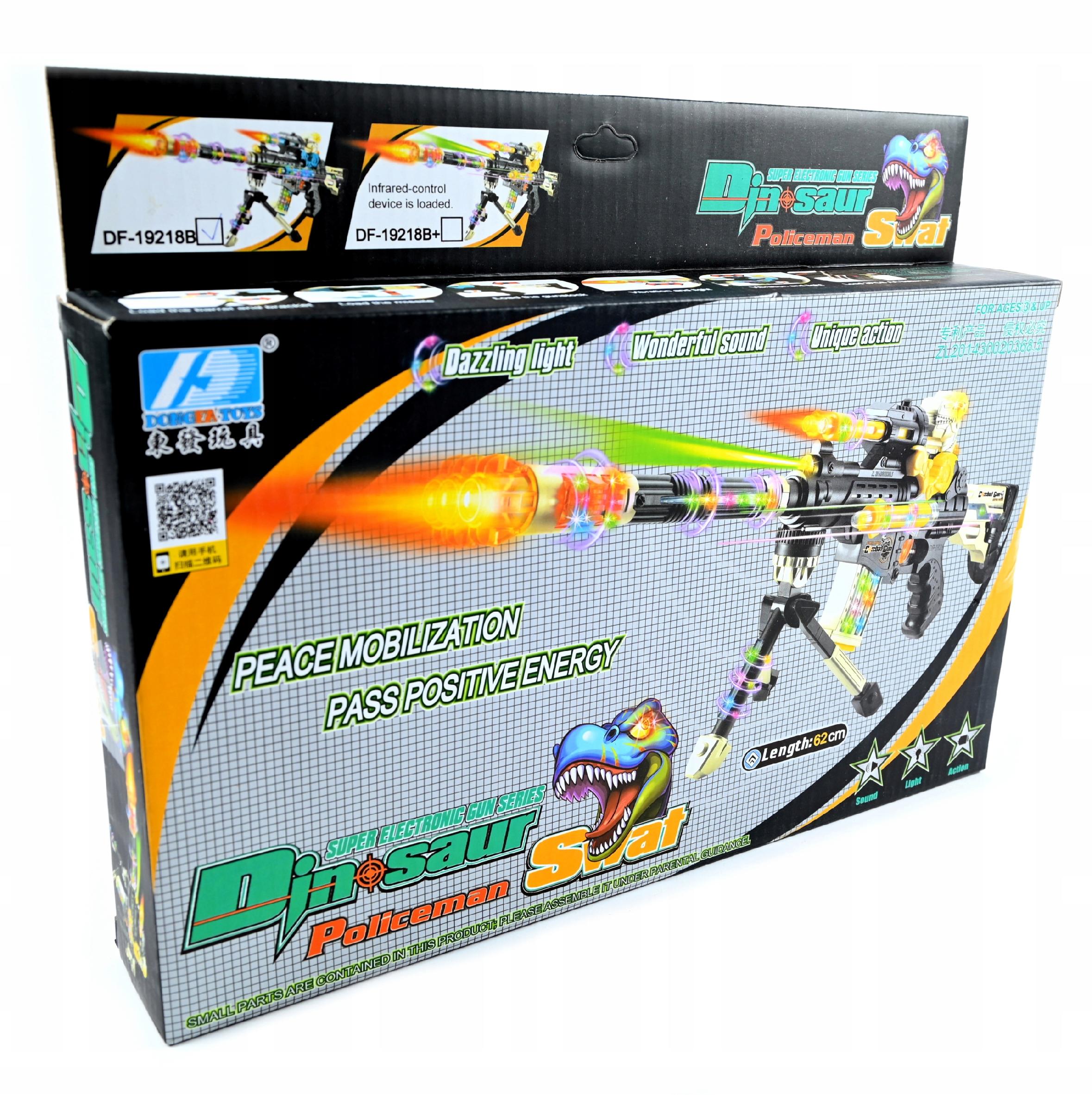 DINOZAUR KARABIN NA BATERIE PISTOLET