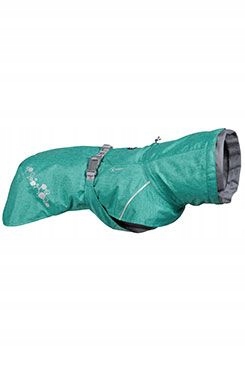 Levně Obleček Hurtta Monsoon coat II Eco paví zeleň 28