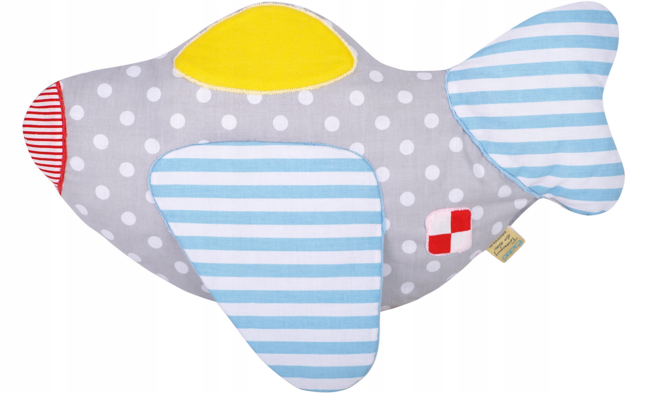 Samolot przytulanka BOBO poduszka samolocik SZARY Marka inna