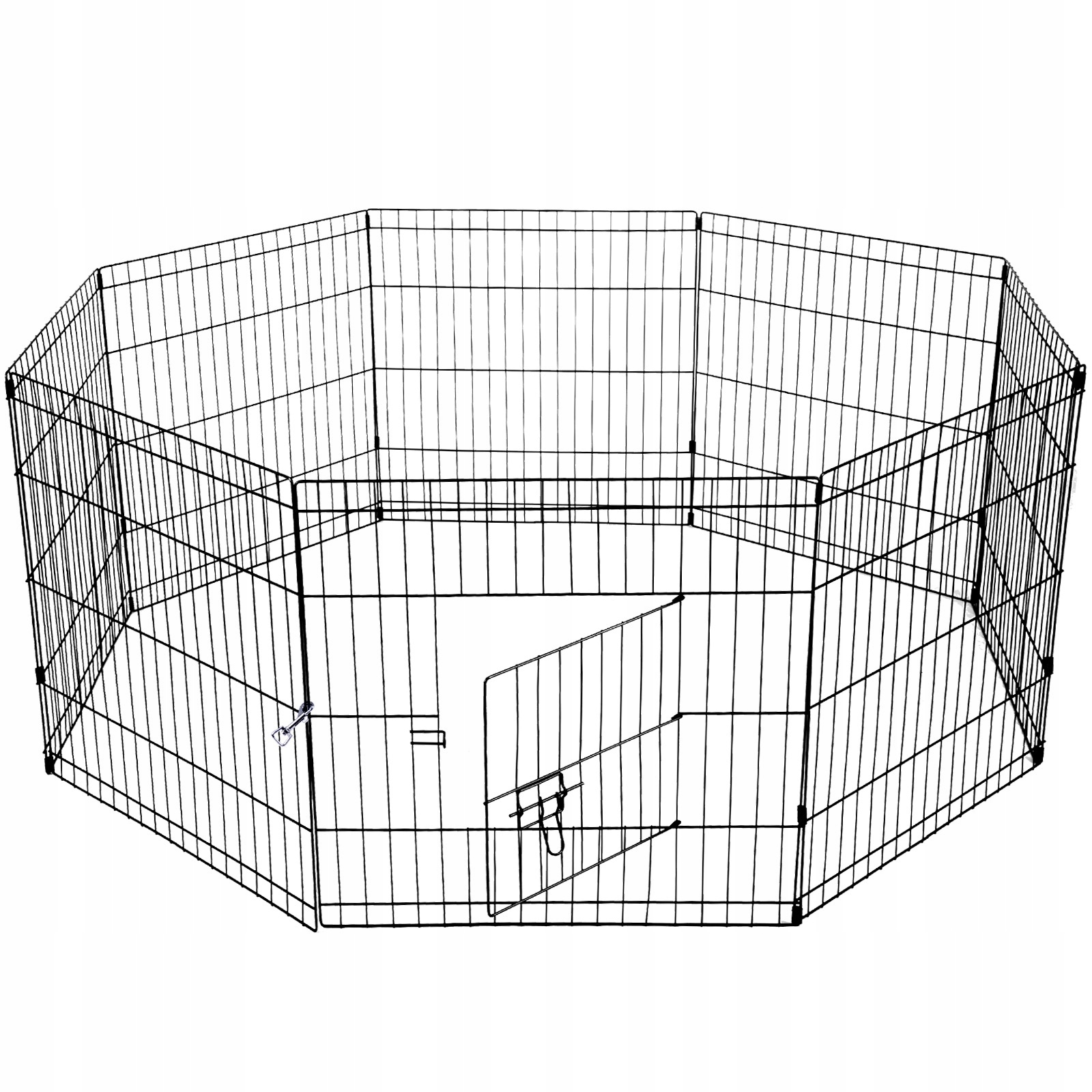 

Lekki Metalowy Kojec Hodowlany dla Psa 8x61/76cm