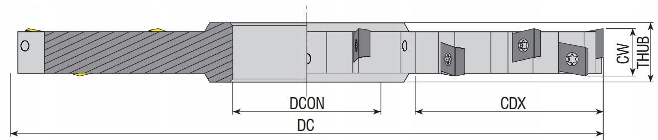 FREZ TARCZOWY SKŁADANY 100X8 PŁYTKA CCMT 060204 Kod producenta ASDM CC06 D100x8 d32 Z12
