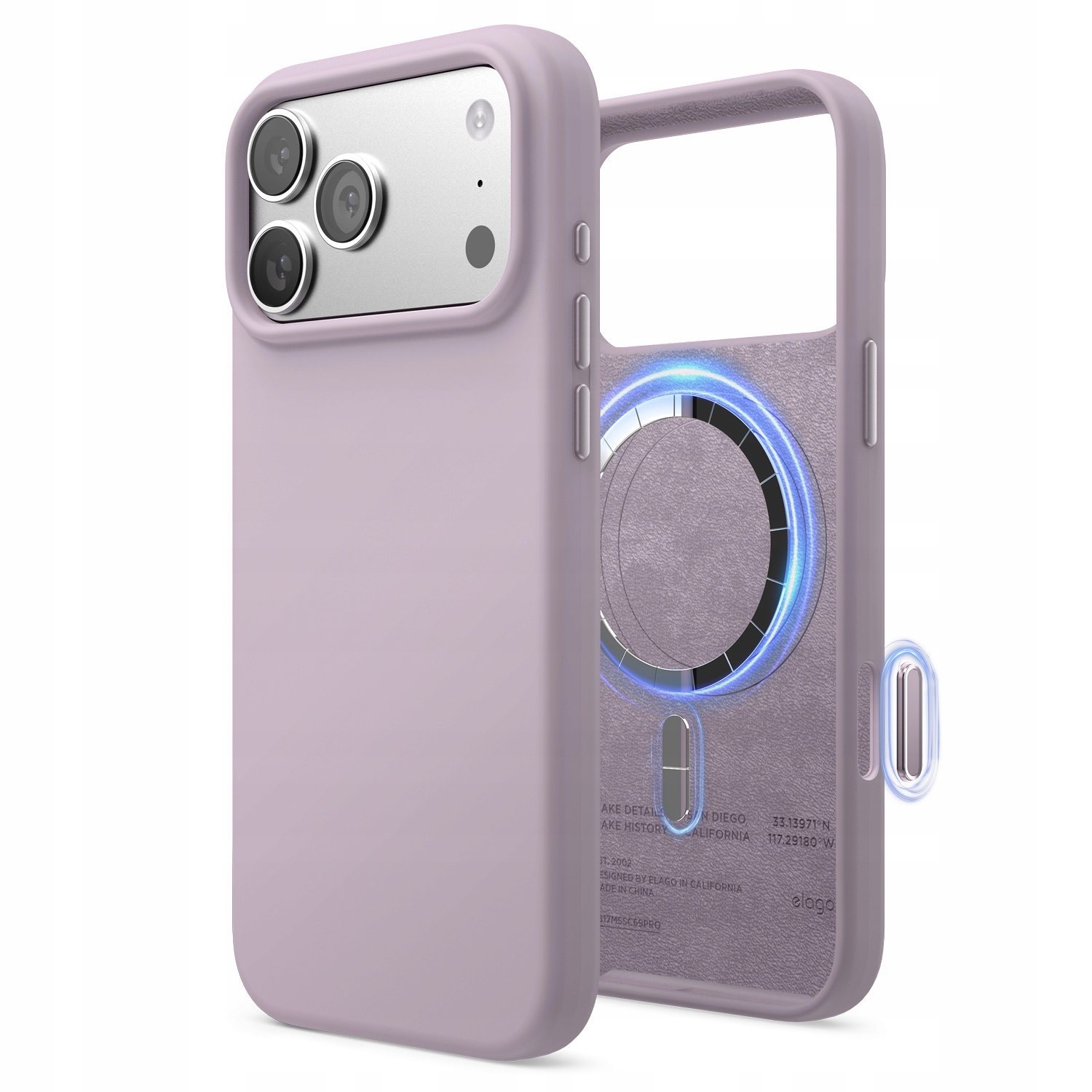 Silikonowe Etui z MagSafe Elago iPhone 17 Pro Max Soft Purple