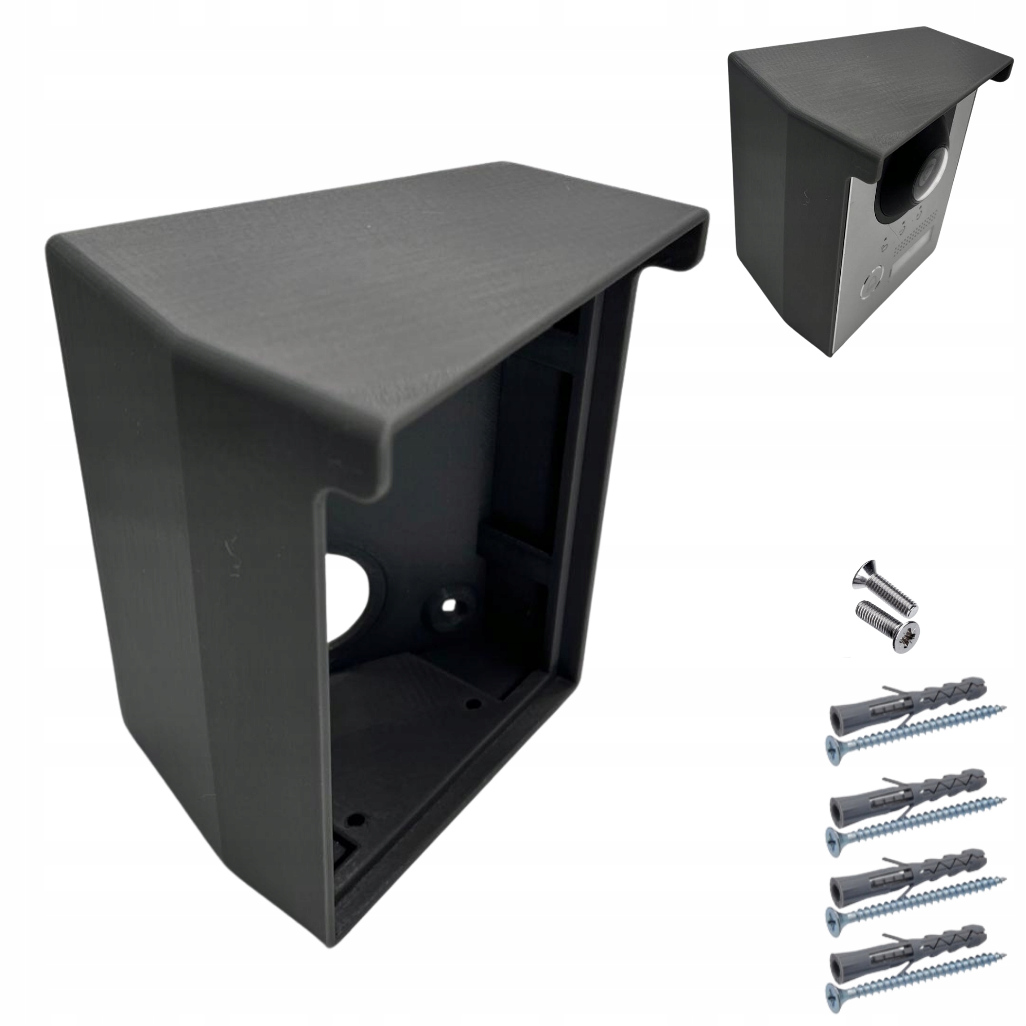 Adaptér pro montáž pod úhlem Videodomofon Dahua VTO2202F-P-S2 Levý Šedý