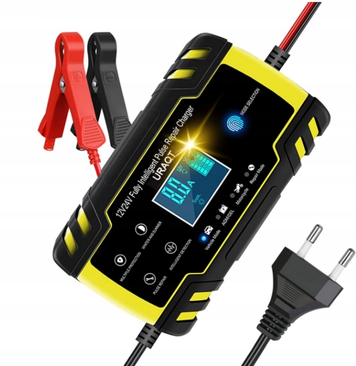 Зарядное устройство выпрямитель для батареи 12V 8A красный