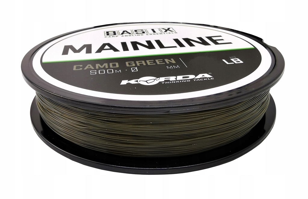 Korda Żyłka Basix MainLine 0.40mm 15lb 500m Camo Green