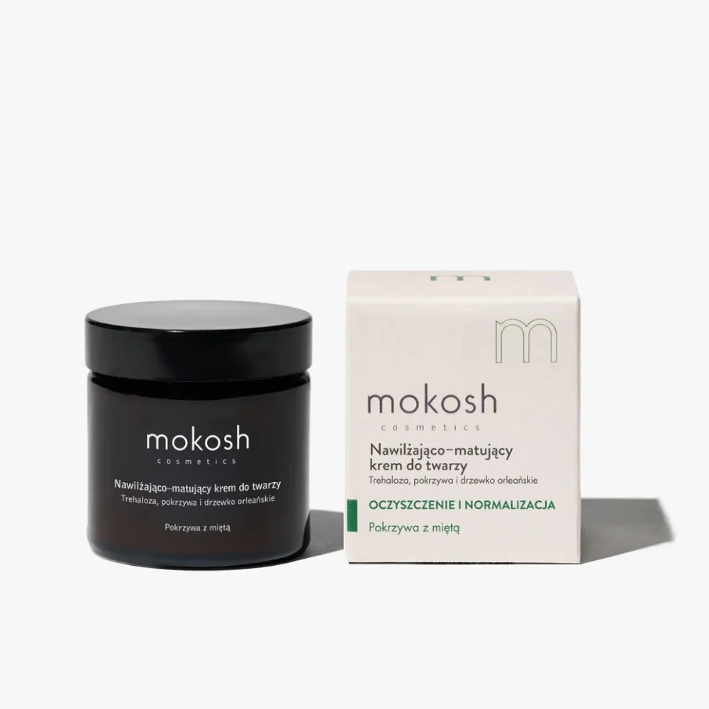 Mokosh Hydratační a matující krém na obličej Kopřiva s mátou 60 ml
