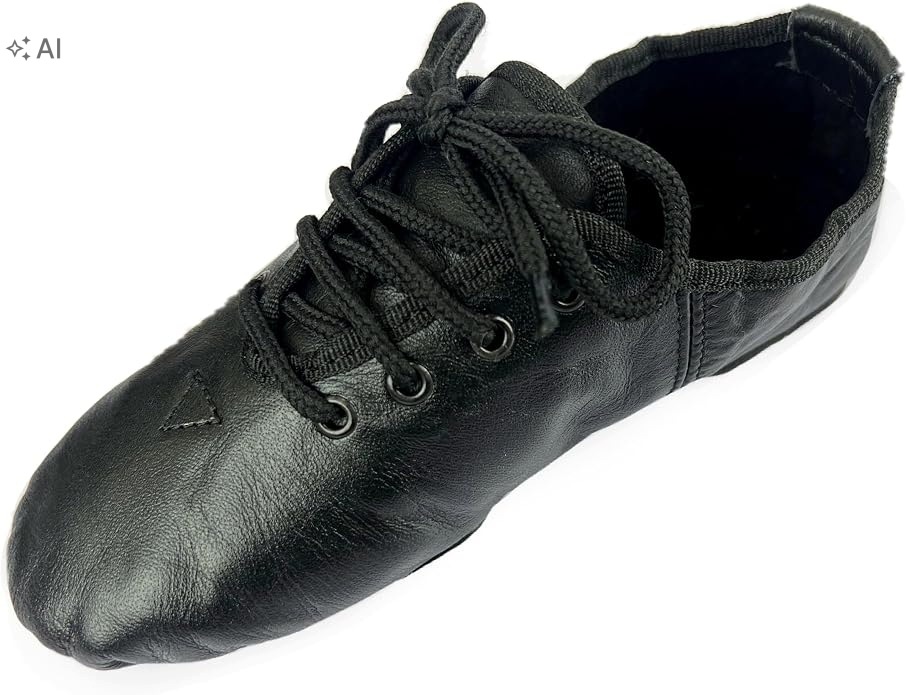 Buty Taneczne Do Jazzu Ze Skóry Naturalnej Czarne 41 6RA