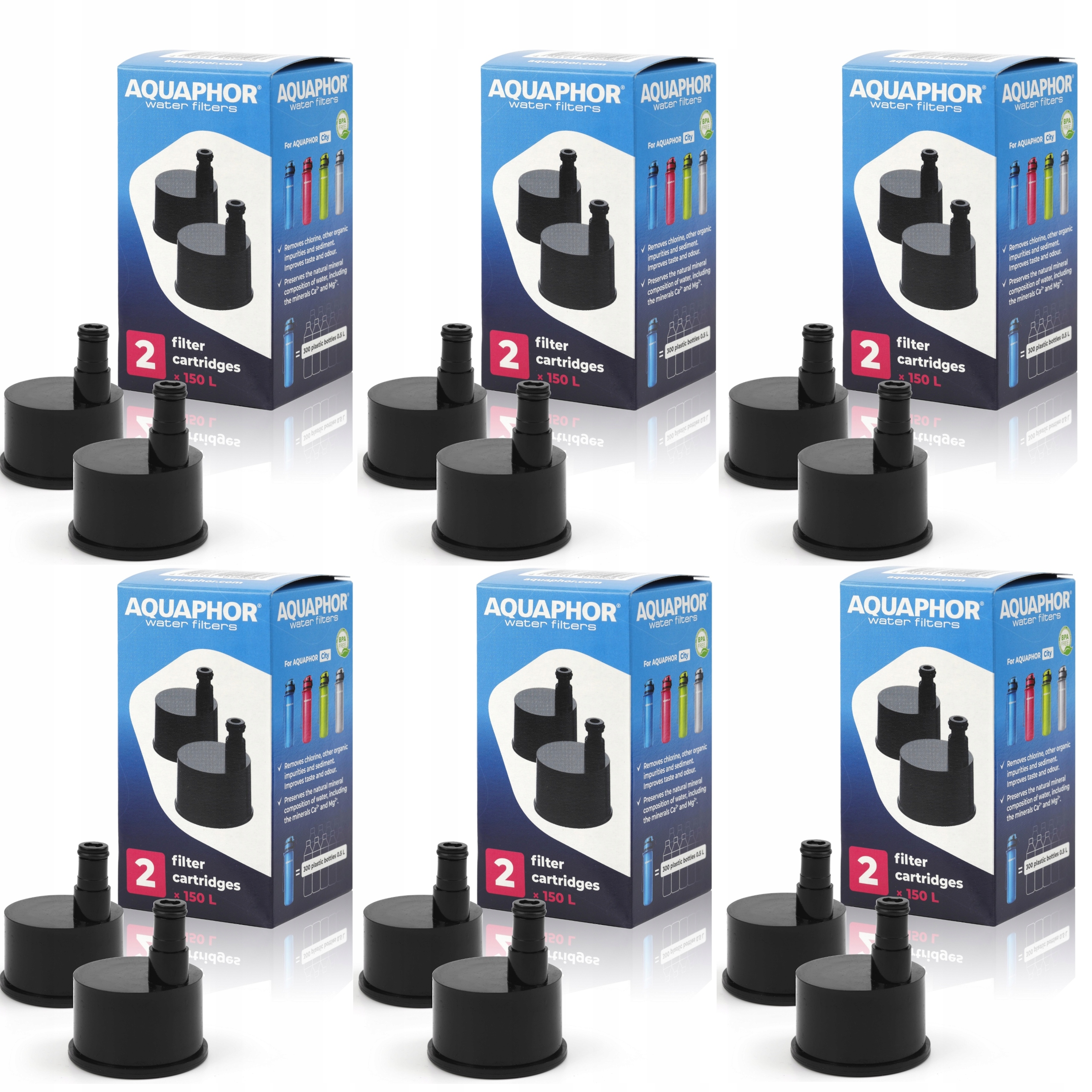 Aquaphor Filtrační vložka do láhve City 12 kusů