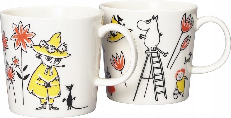 Sada 2 hrnčekov Muminki Włóczykij Moomin 300 ml Arabia Finland ako darček