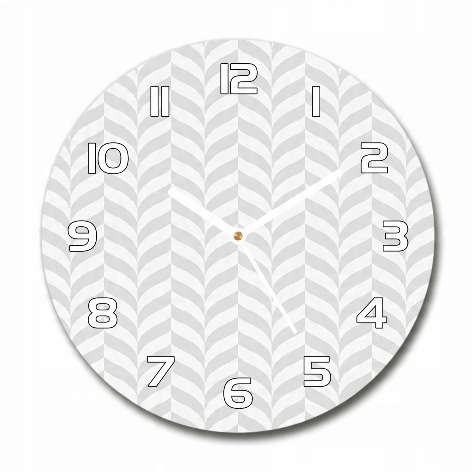 

Zegar szklany okrągły Geometryczne tło fi 30 cm