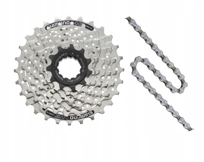 

Zestaw Shimano kaseta CS-HG41-7 + łańcuch CN-HG40