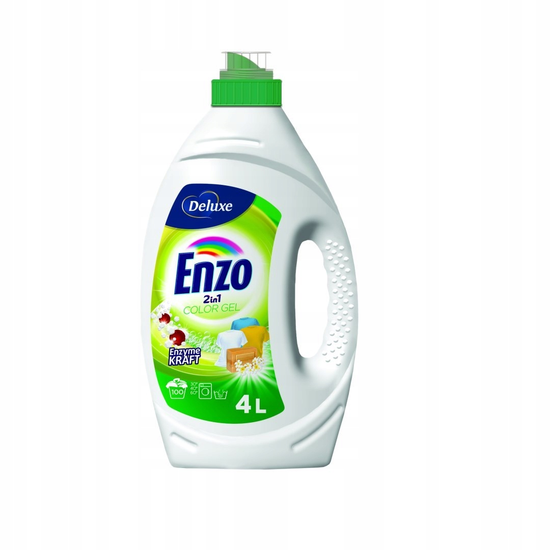Deluxe Enzo гель для стирки цвета 2в1 100р / 4л синтетические ткани