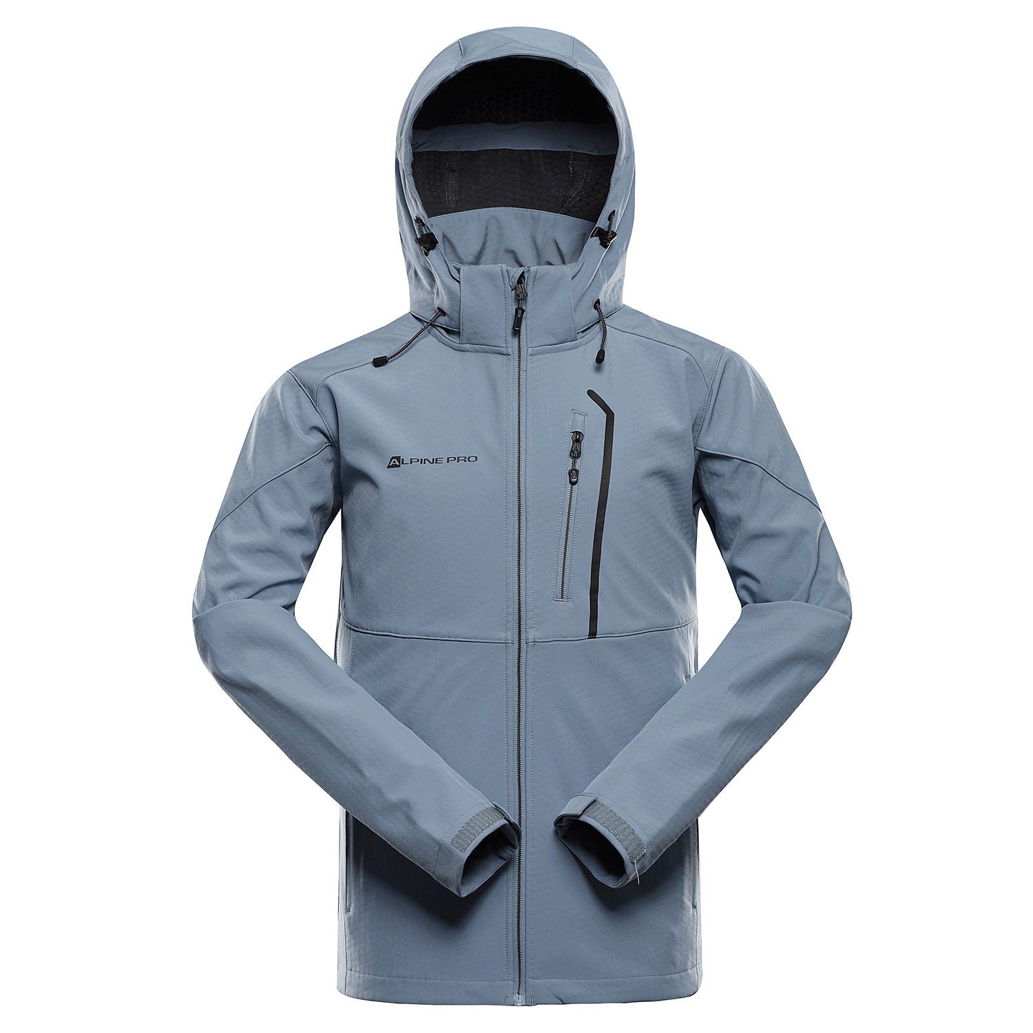 Softshell męski trekkingowy Alpine Pro Hoor 2 błękitny r.3XL