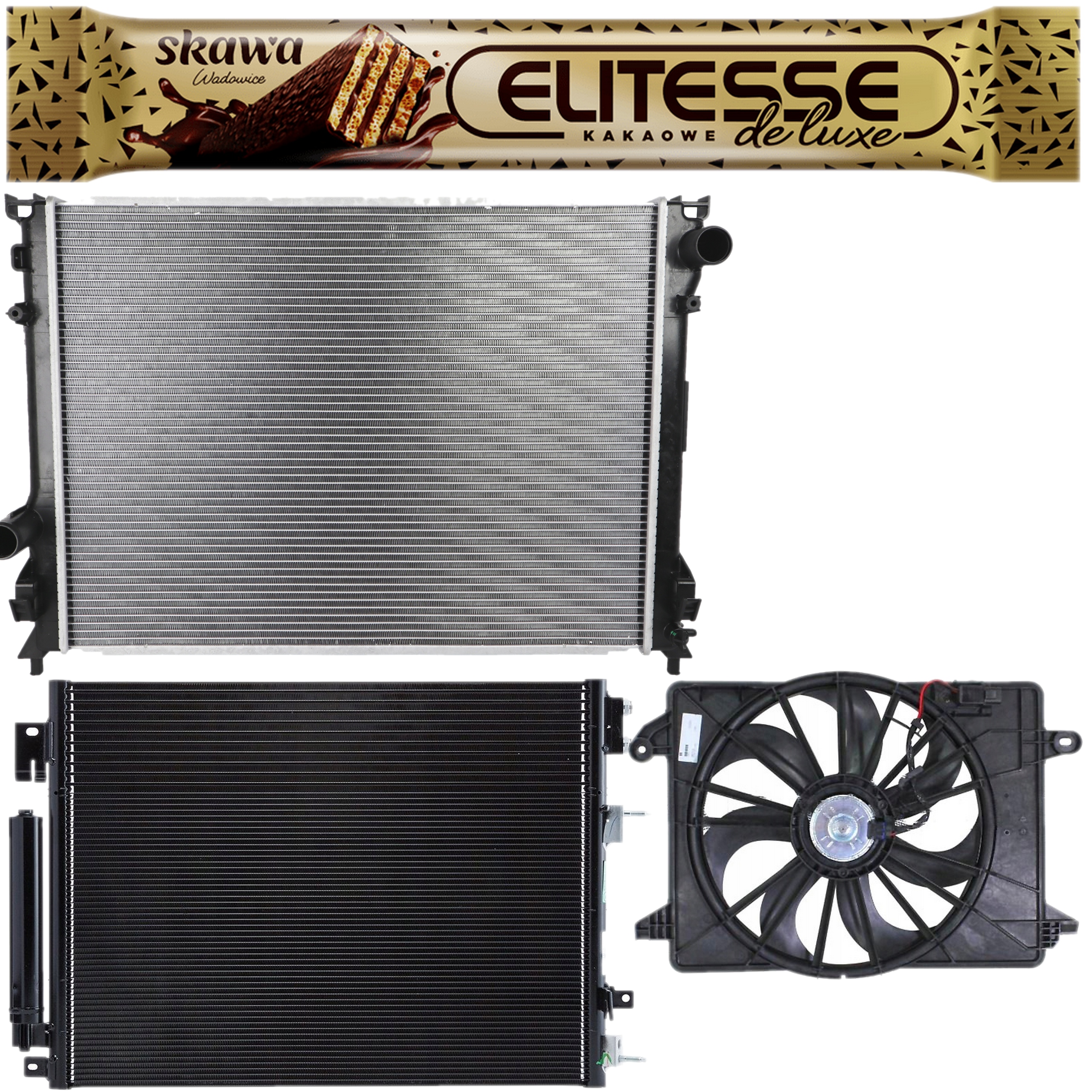 CHŁODNICE wentylator DODGE CHARGER CHALLENGER 300C 3.6 5.7 2011-2023