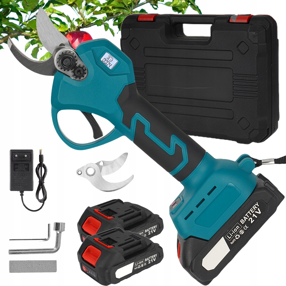 LCD Zahradní nůžky Elektrické Nůžky Výkonné 120 W Dvoustupňové