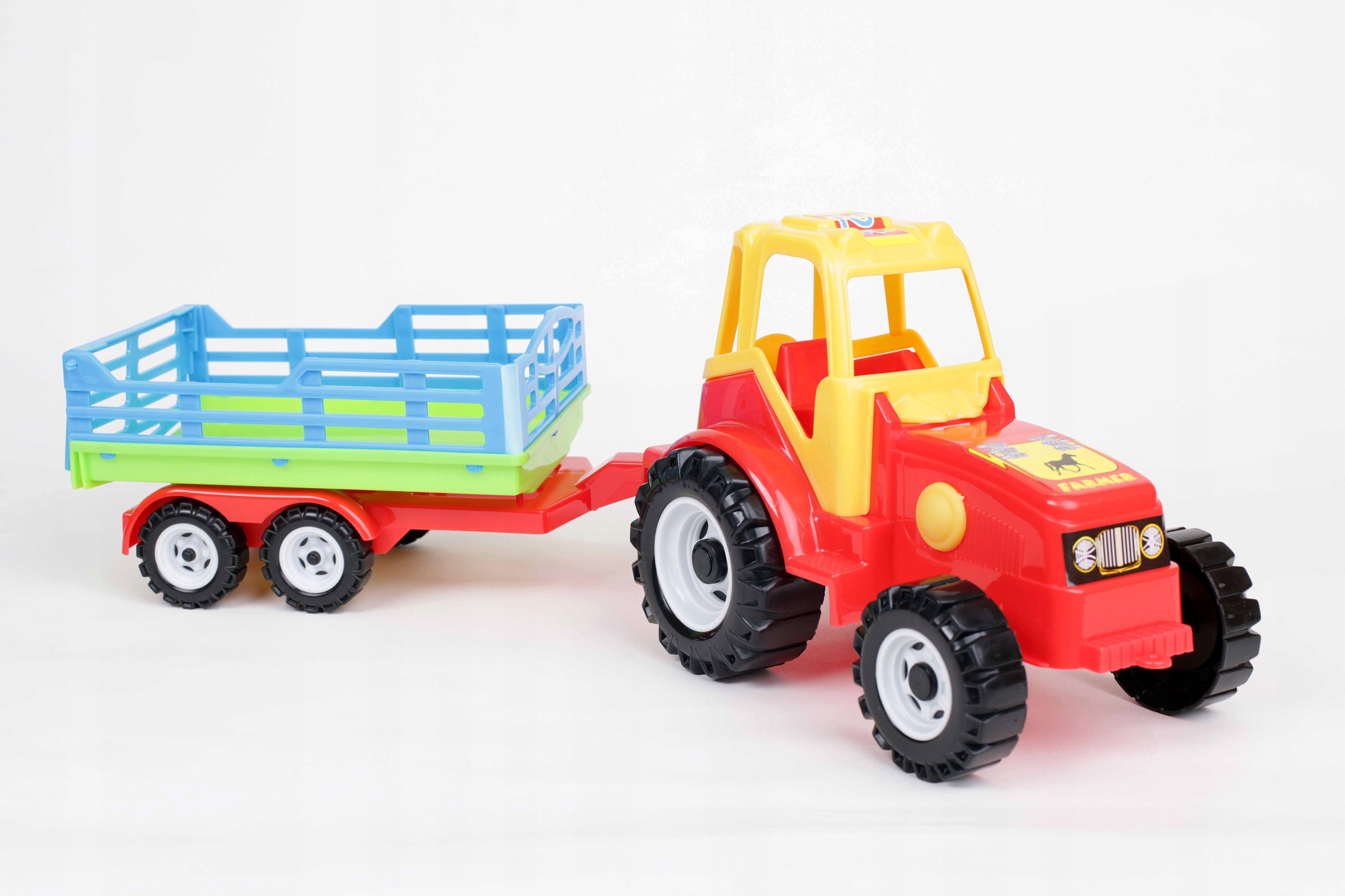 

213 Traktor Z Przyczepą 60CM Polski Produkt