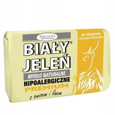 

Biały Jeleń Mydło Premium z owsem i lnem 100 g