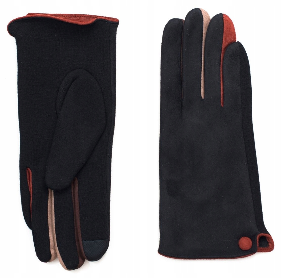 

Szaleo Rękawiczki kolorowe Zamsz casual rk16552-7