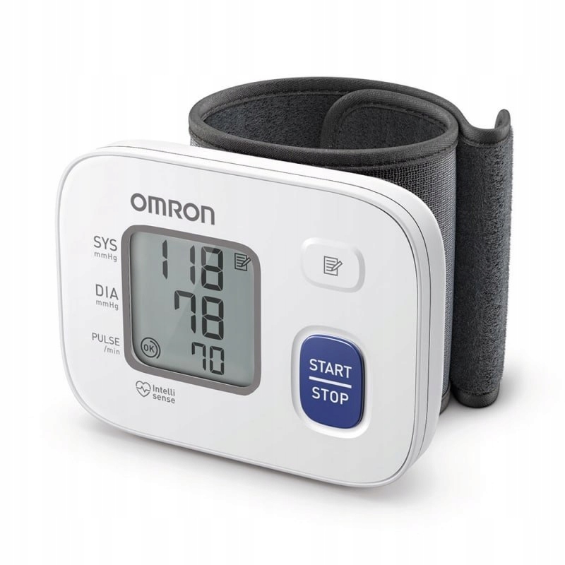 Omron RS2 HEM-6161-D Ciśnieniomierz nadgarstkowy, Ihb, pamięć 30 pomiarów