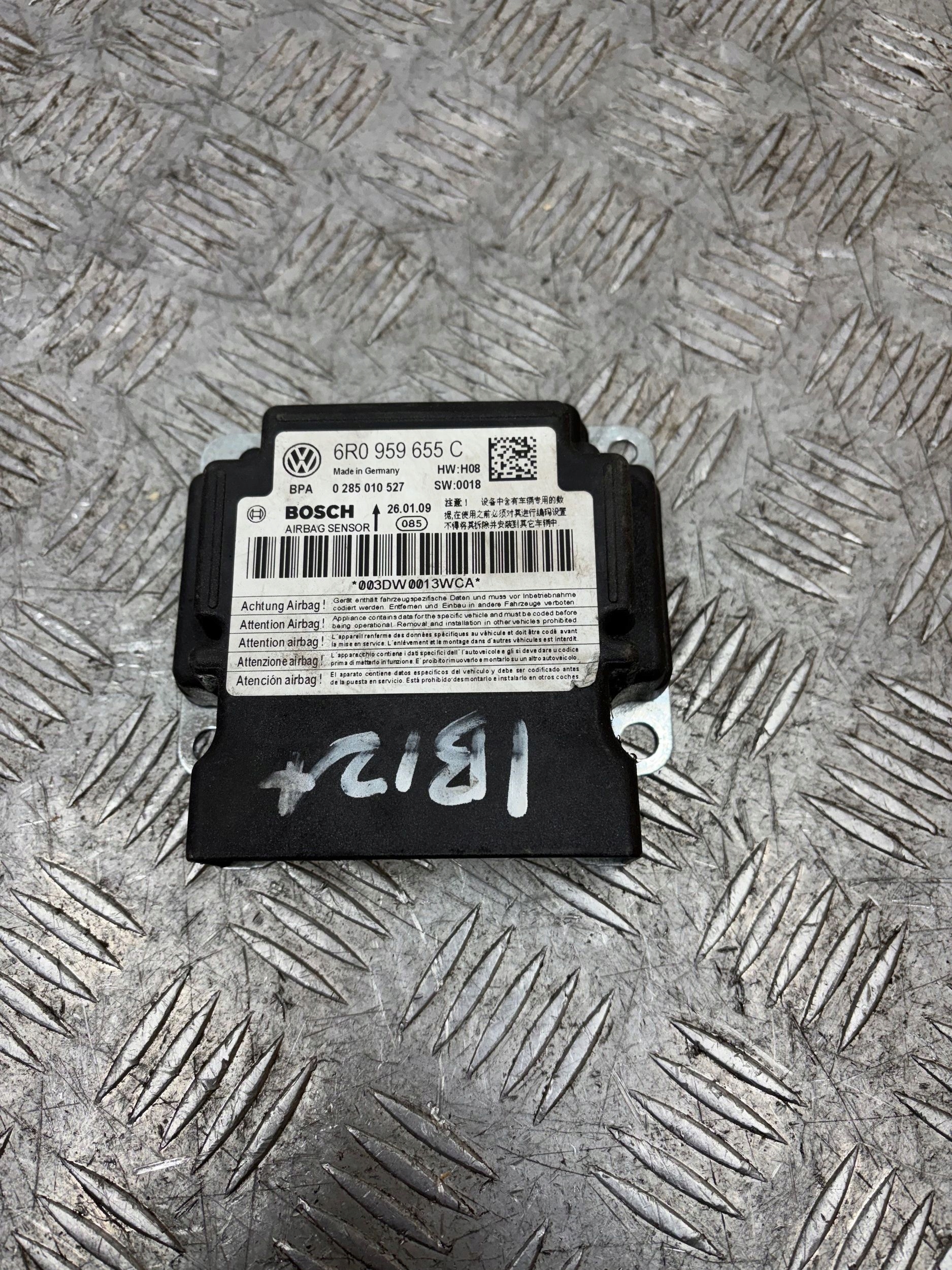 control unit SENSOR airbag SEAT IBIZA 6J 6R0959655C
