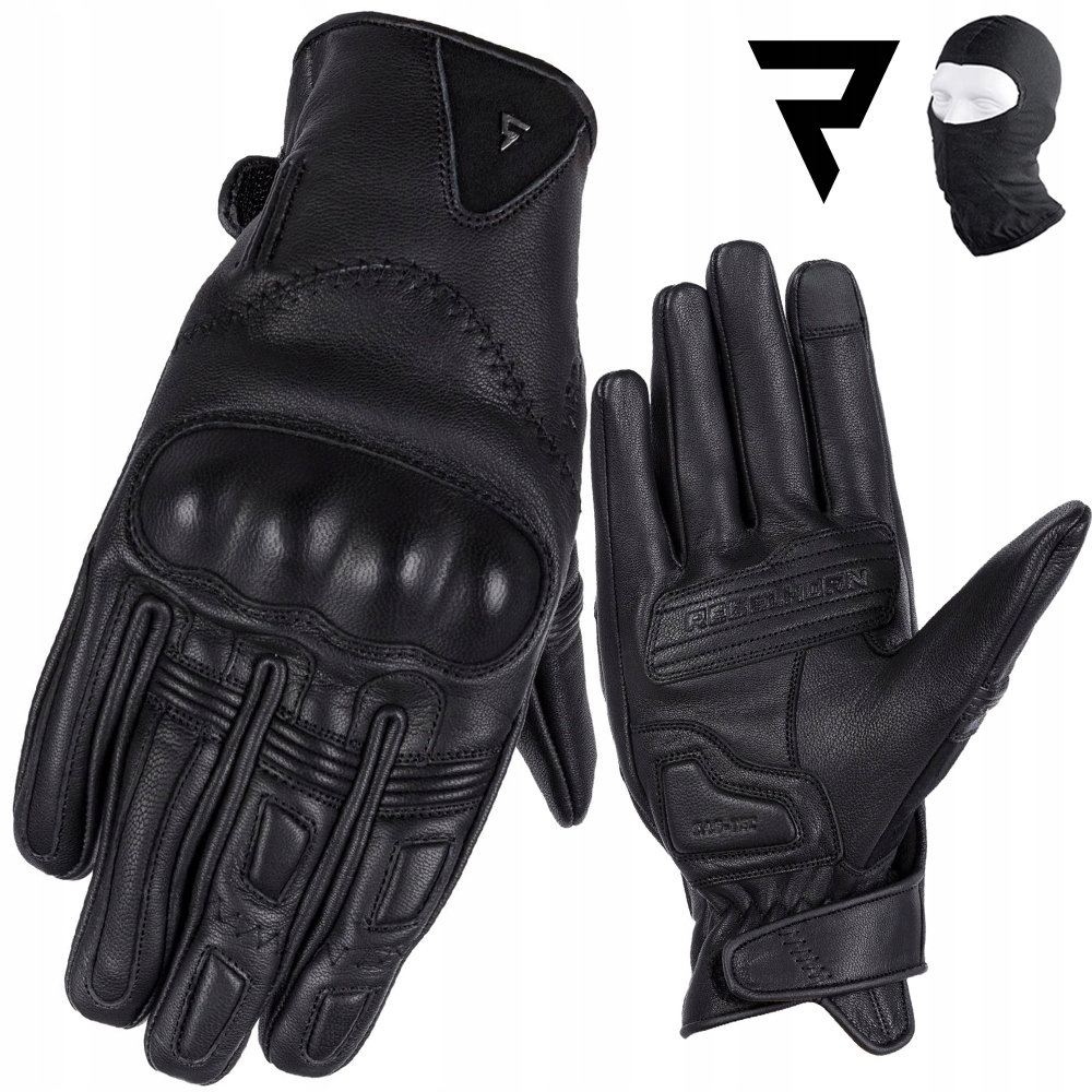 Motocyklové Rukavice Rebelhorn Thug II Pánske Krátke Kožené Darček