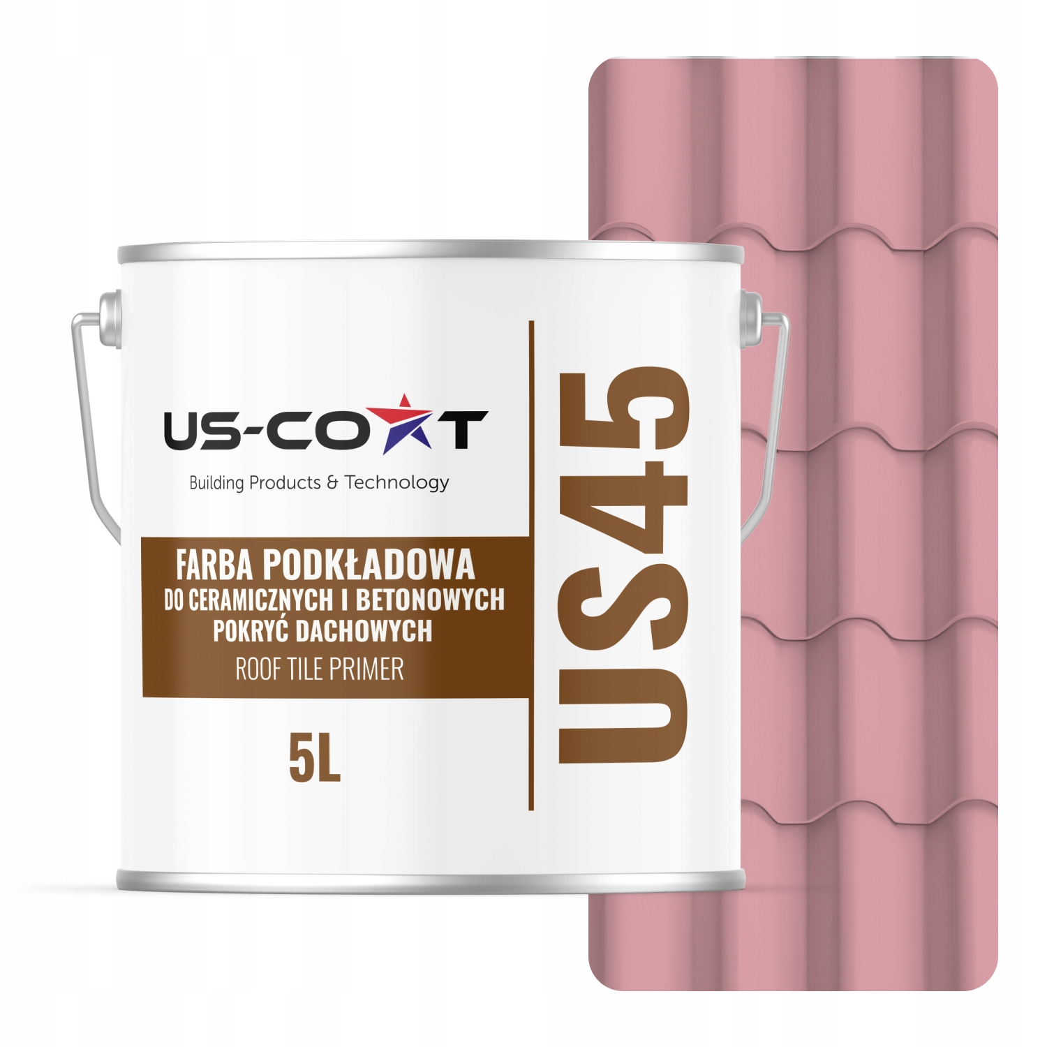 Základní nátěr na keramické Barva světle růžový RAL3015 matný 5 l 35 m2