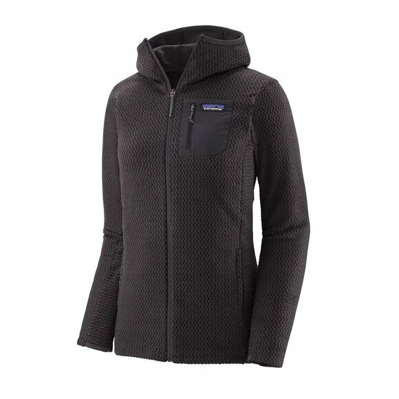 Bluza damska Patagonia R1 Air Full-Zip Hoody Black Rozmiar: Xs