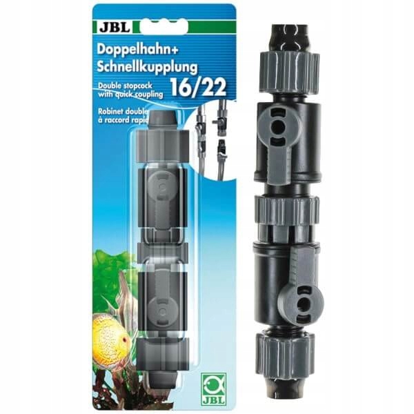 Levně Jbl Dvojitý rychlospojkový ventil na hadici 16/22 mm