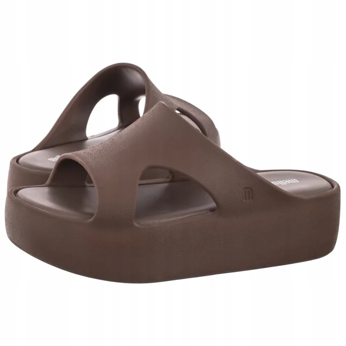 Dámské boty Nazouváky na platformě Melissa Free 37911 Bronze Hnědé