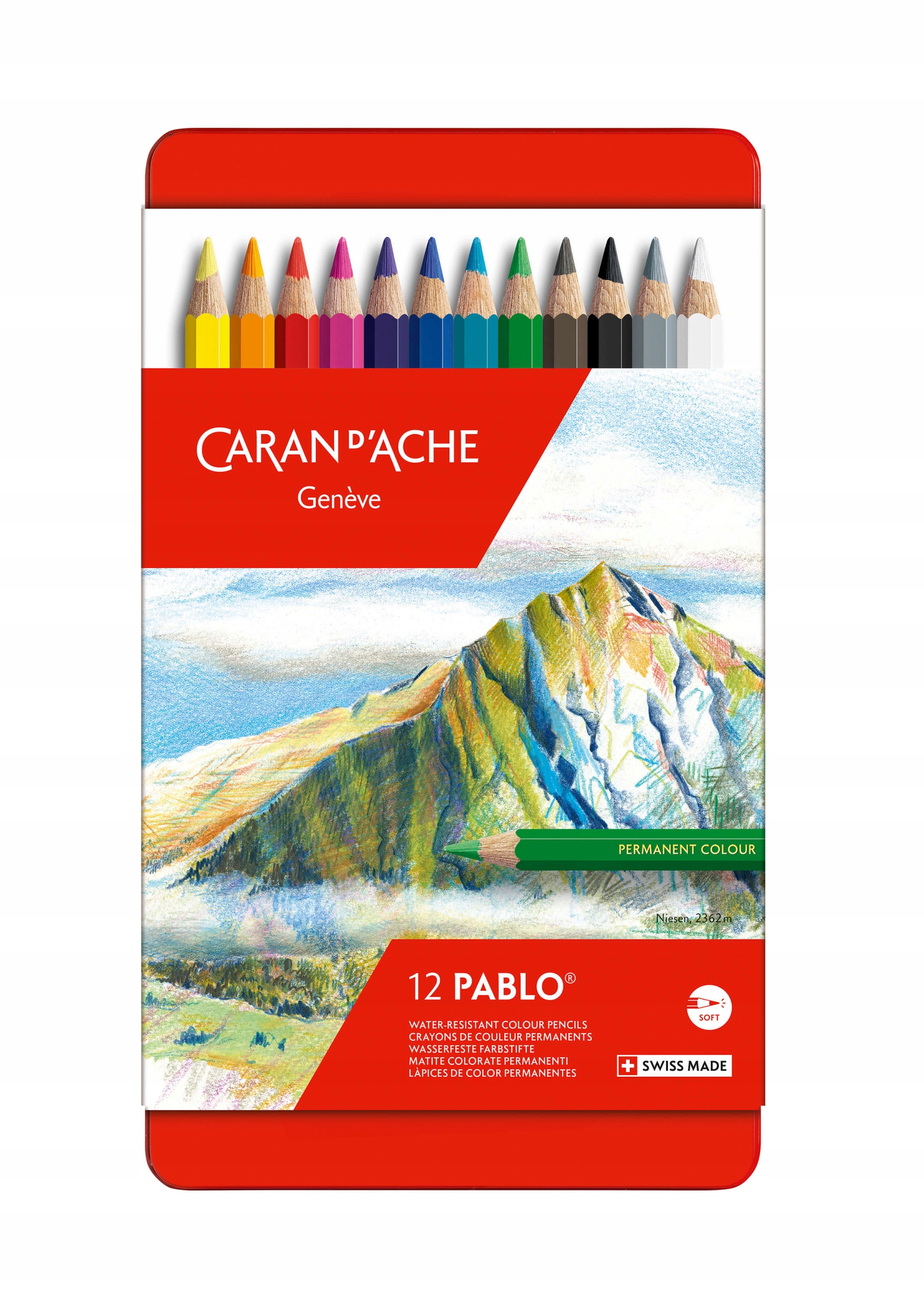 Pastelky Caran d'Ache Pablo 12 barev