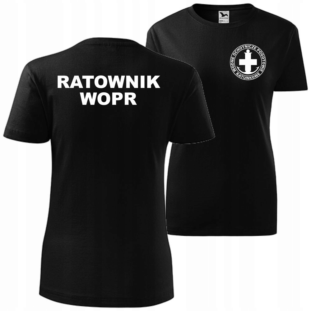 

Koszulka Damska Z Nadrukiem Ratownik Wopr T-shirt