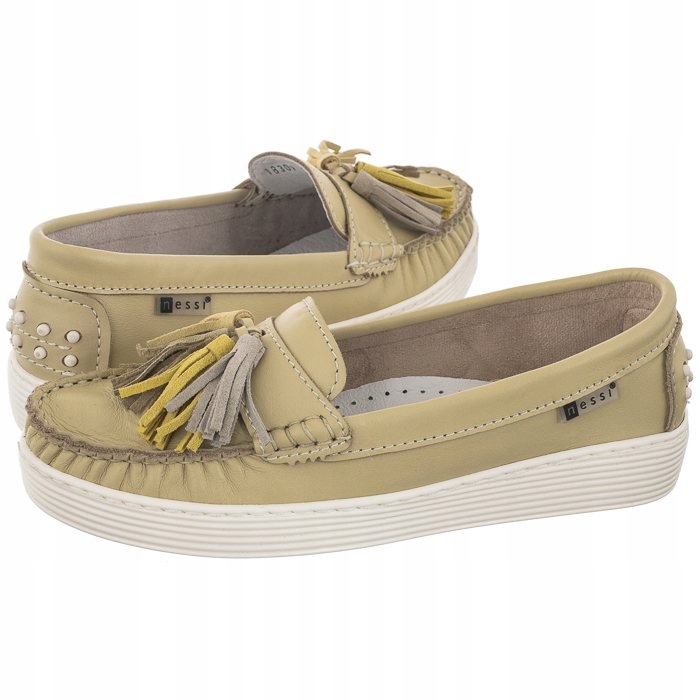 

Buty Damskie Mokasyny Zamszowe Nessi Zielone 18309