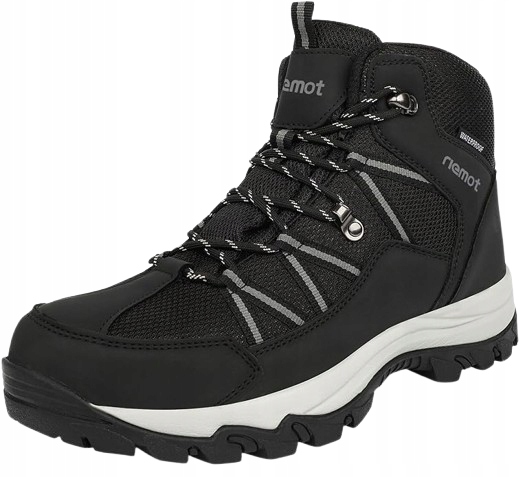 Riemot Dámské Vysoké Trekové Boty Se Zavazováním, Černé, Velikost 41 6AC