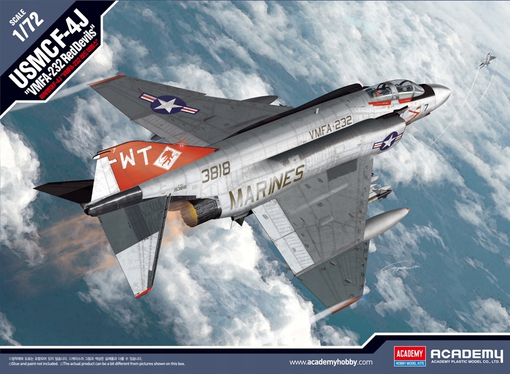 Academy 12556 Usmc F-4J VFMA-232 Red Devils 1:72