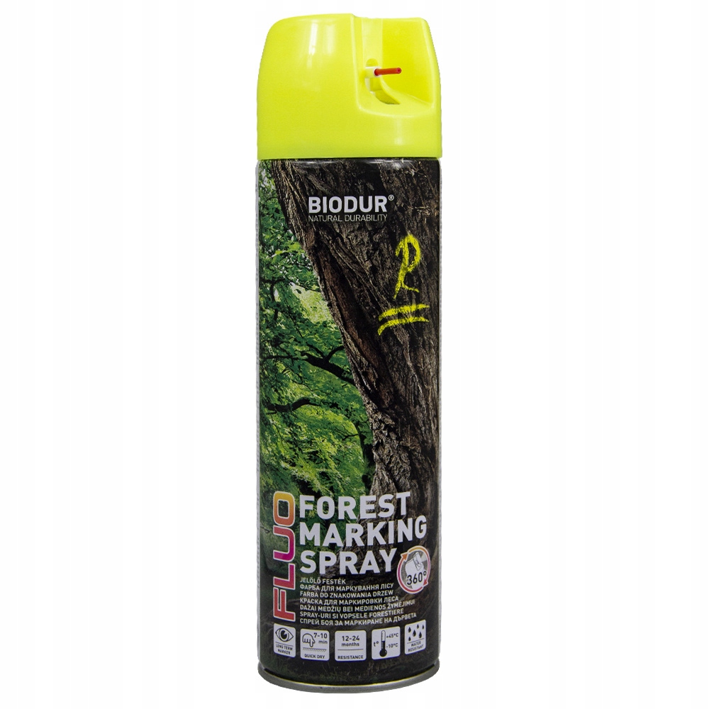 

Farba Spray Do Znakowania Drzew Żółta 500ML